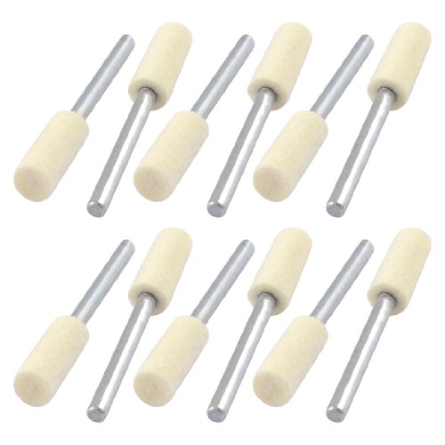 Sourcingmap Embouts feutre cylindriques 6 mm lot 12 polissage