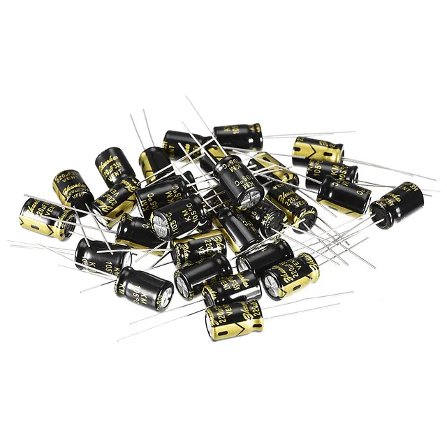Sourcing Map 220uF 35V condensateur électrolytique 30 pcs 8x12mm