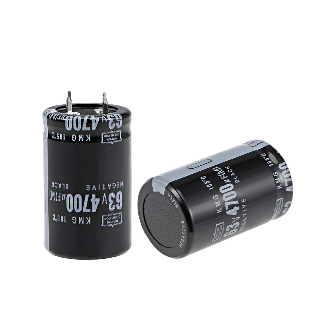 sourcing map 4700uF 63V condensateur électrolytique lot 3