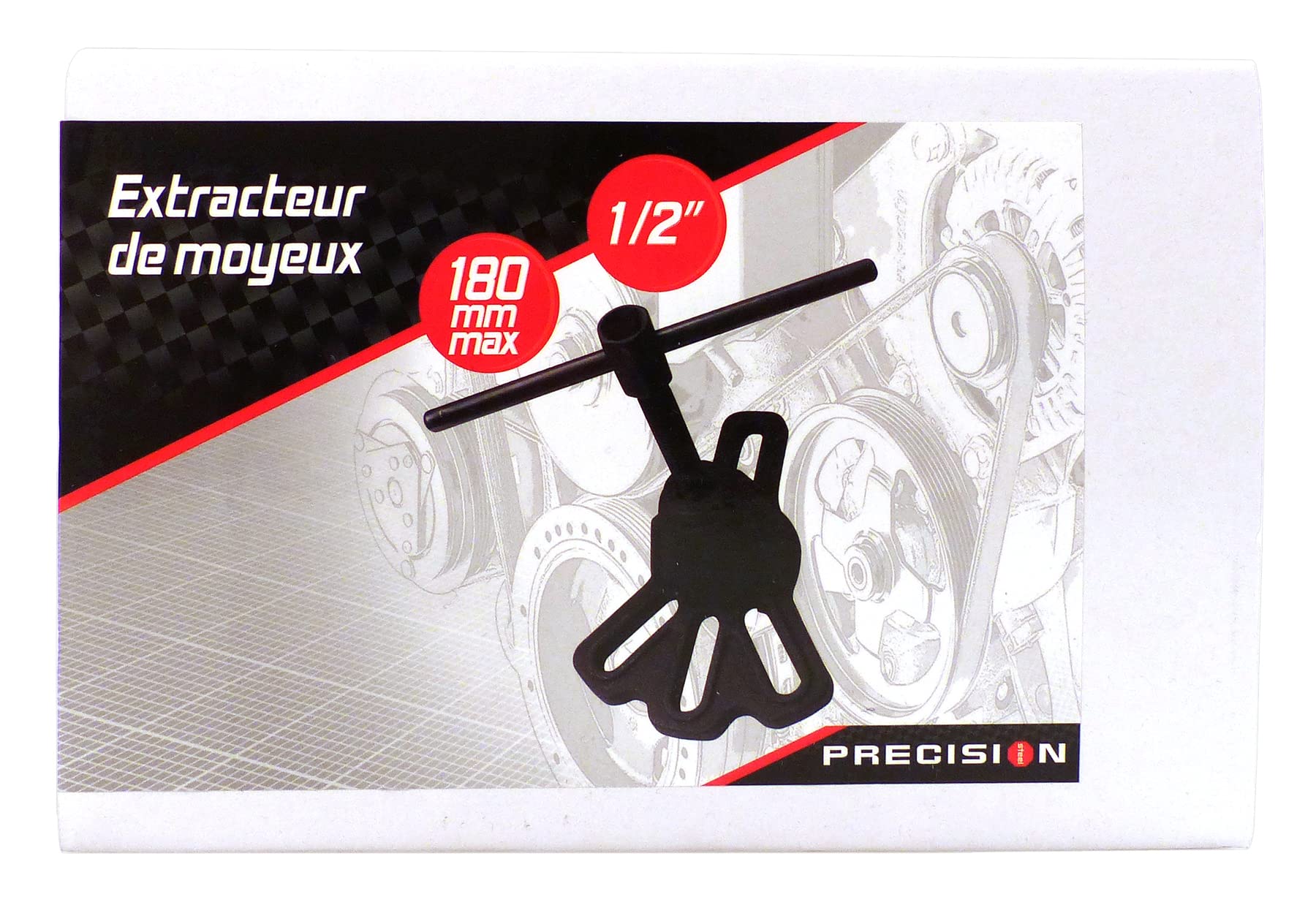 PRECISION STEEL Outillage à main extracteur moyeu tambour 90-170 mm