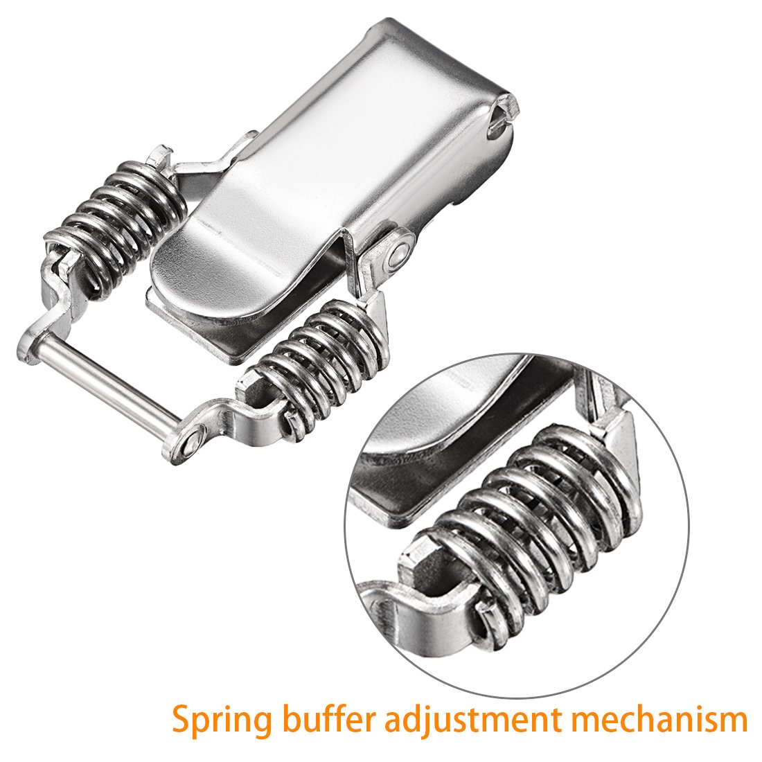 Sourcingmap Fermoir Levier Inox 95mm Lot 4pcs