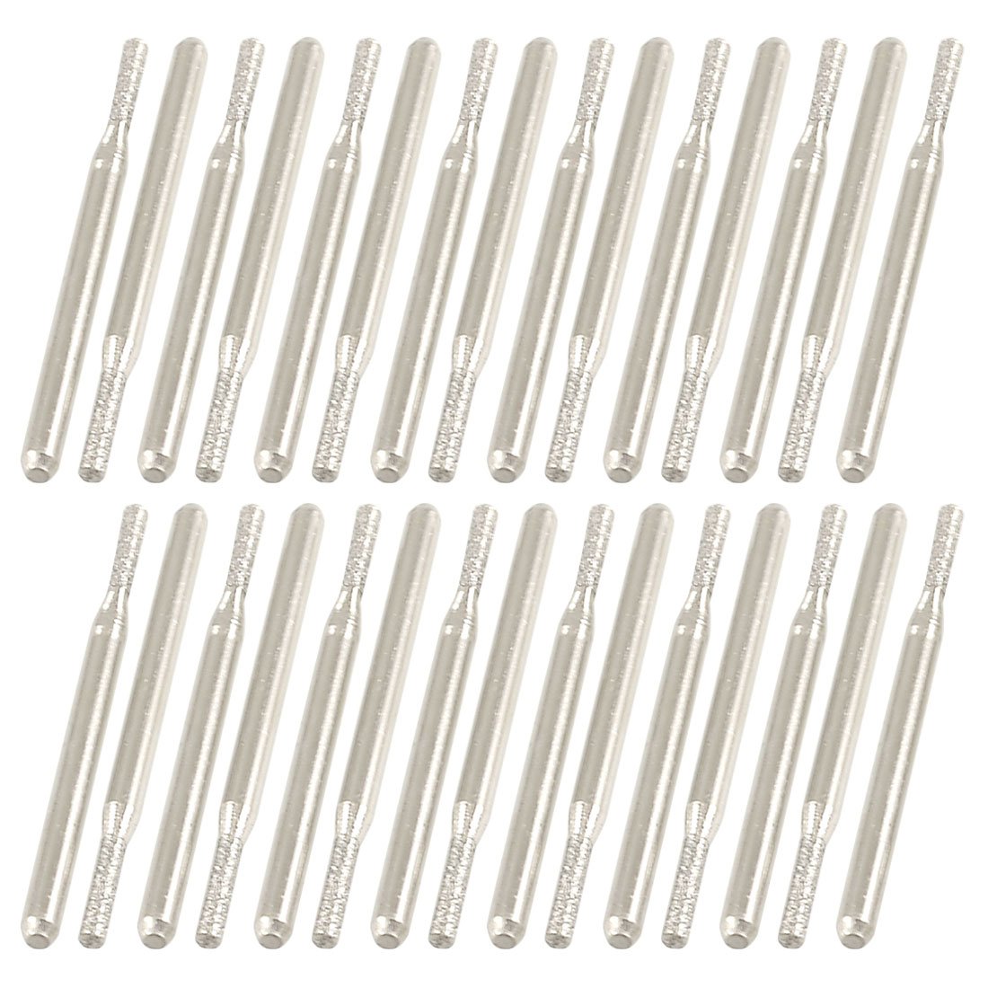 Sourcingmap Coffret 30 Fraises Diamant Cylindriques 2mm Tige 3mm