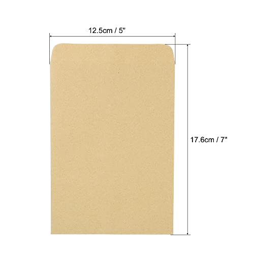 sourcing map #3 enveloppes jaunes 25 pièces autoadhésives 17,6x12,5 cm