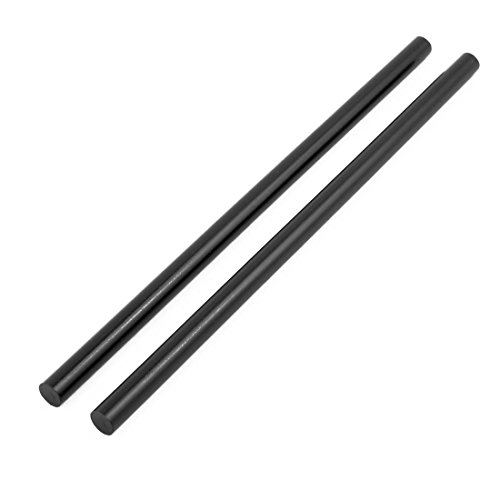 Sourcingmap Home & Garden bâton colle chaude 270x11mm noir x2 EVA