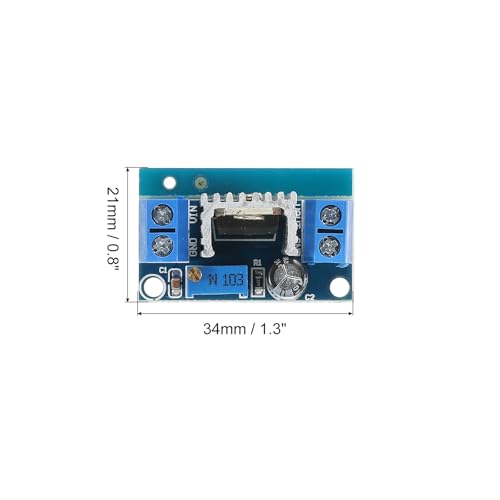 sourcing map LM317 convertisseur buck 2,2A bleu lot 3