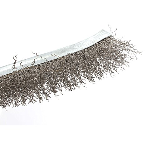 SOURCINGMAP brosse métallique acier manche plastique 2pcs