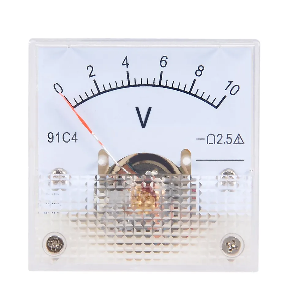 Sourcing Map 91C4 Voltmètre Analogique Panneau DC 0-10V