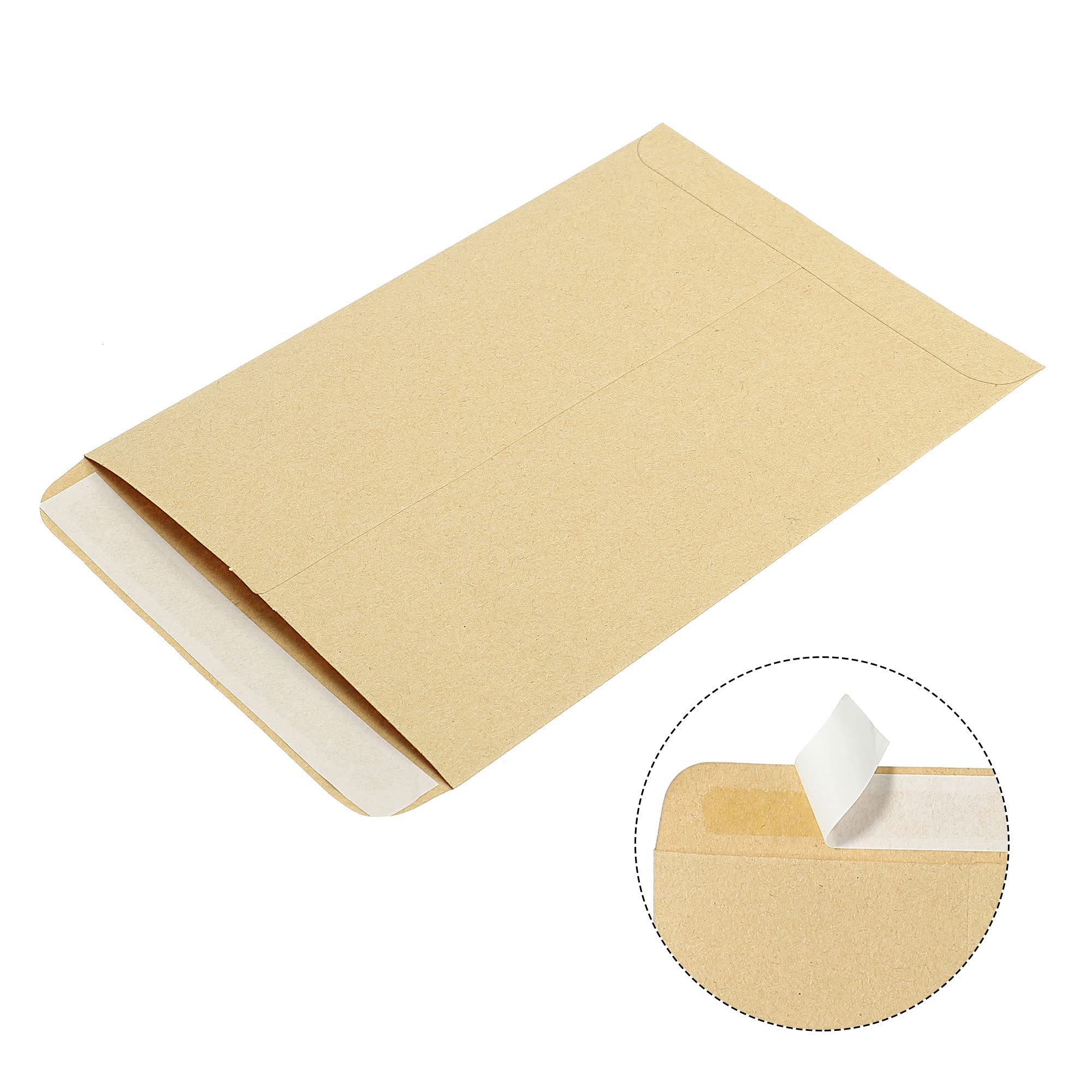sourcing map #3 enveloppes jaunes 25 pièces autoadhésives 17,6x12,5 cm