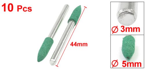 Sourcingmap Industrial pointes cône 5x15mm lot 10 vert