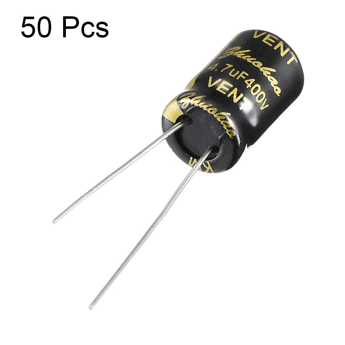 Sourcingmap Industrial 4.7uF 400V condensateur électrolytique 50 pcs