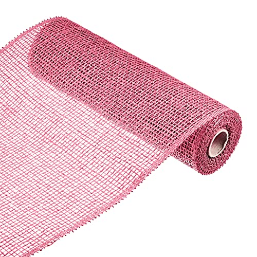 Sourcingmap Home & Garden ruban toile de jute rose 25,4 cm x 4,57 m