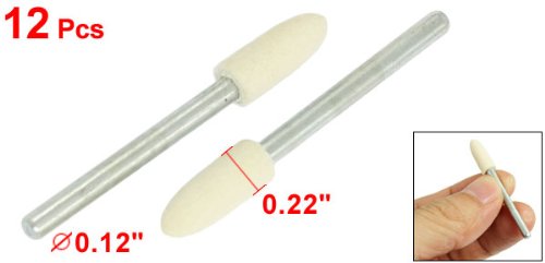 sourcingmap Feutre à polir conique 5,5 mm lot de 12