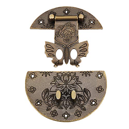 Sourcingmap Home & Garden Loquet Bronze 98mm Fermoir Coffre