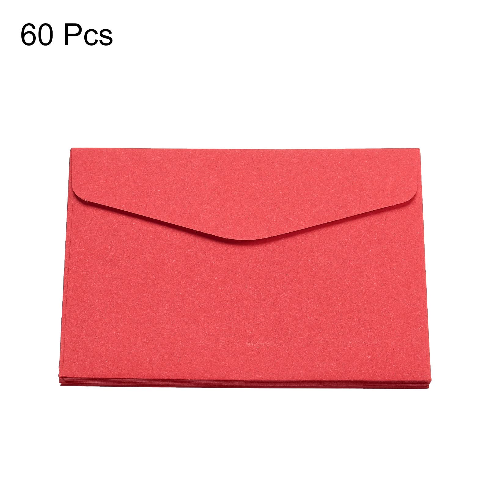 Sourcing Map Office enveloppe mini papier rouge 8,2x11,5 cm lot 60