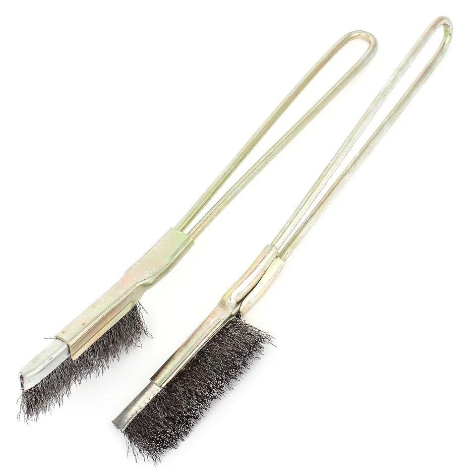 Sourcingmap Brosse Métallique 21 cm Lot de 2 Laiton