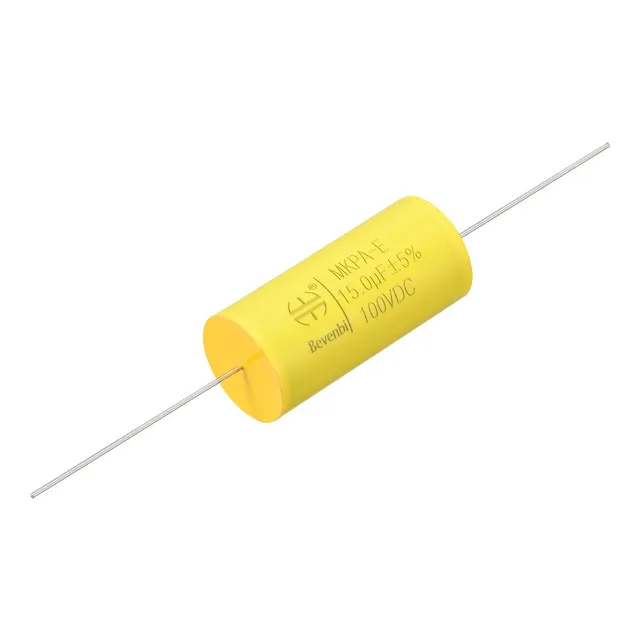 Sourcing Map Condensateur film polyester axial 15uF pièce unique