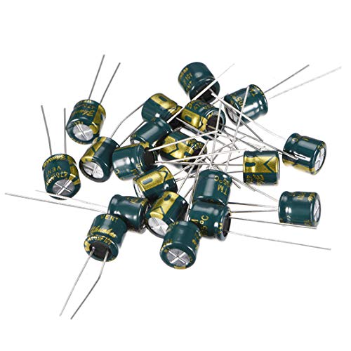 Sourcingmap Condensateur 470uF 10V 8x7mm Faible ESR Lot 20