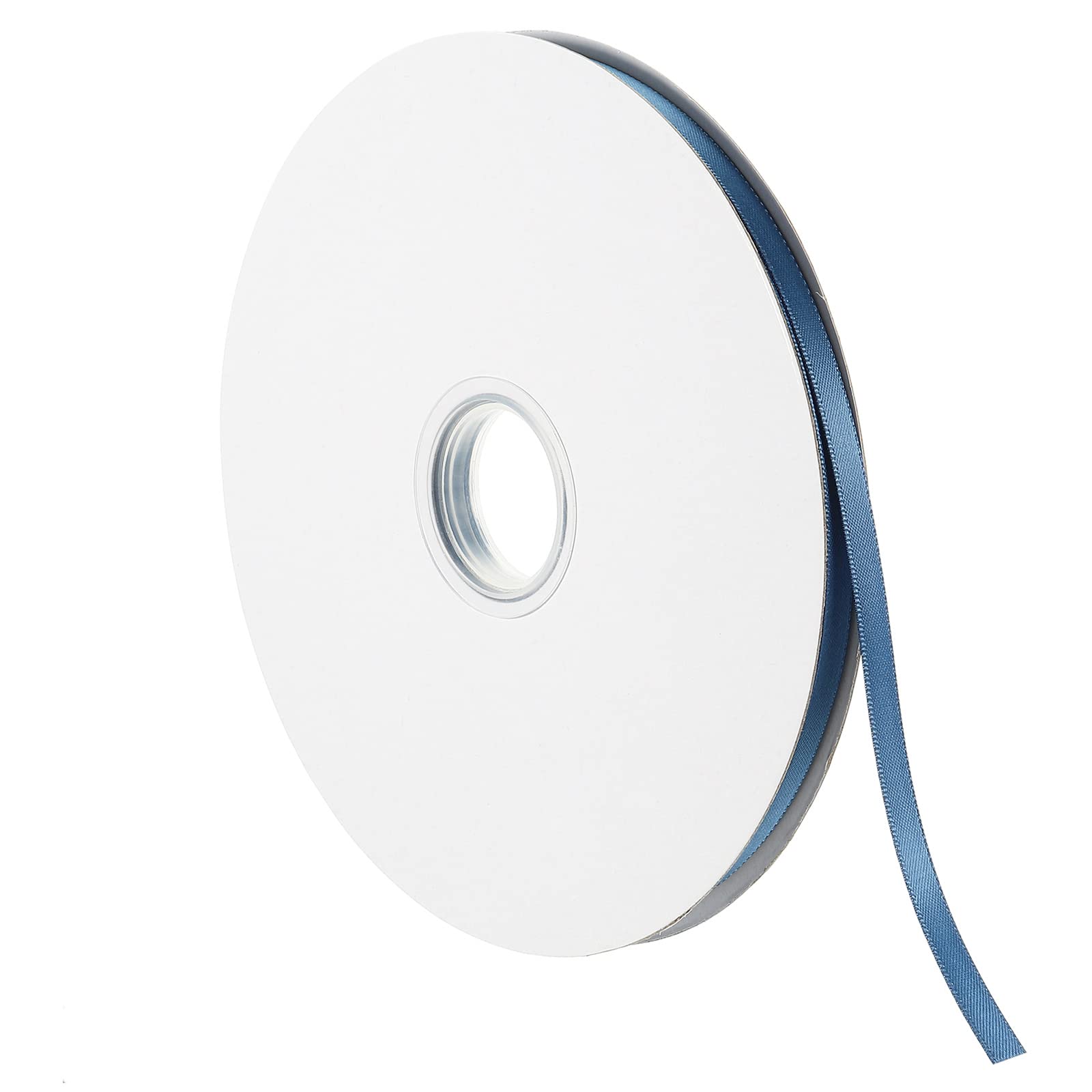 sourcing map ruban satin bleu fumé 7mmx91,4m rouleau double face