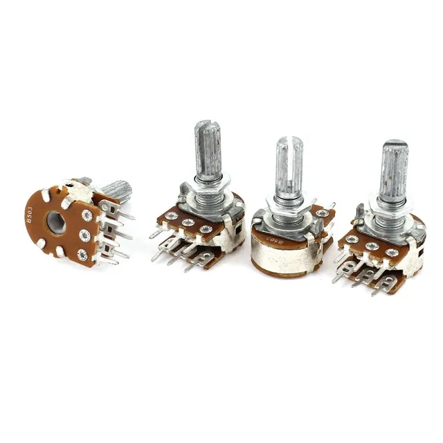 sourcingmap WH148 potentiomètre linéaire 50K ohm lot 4