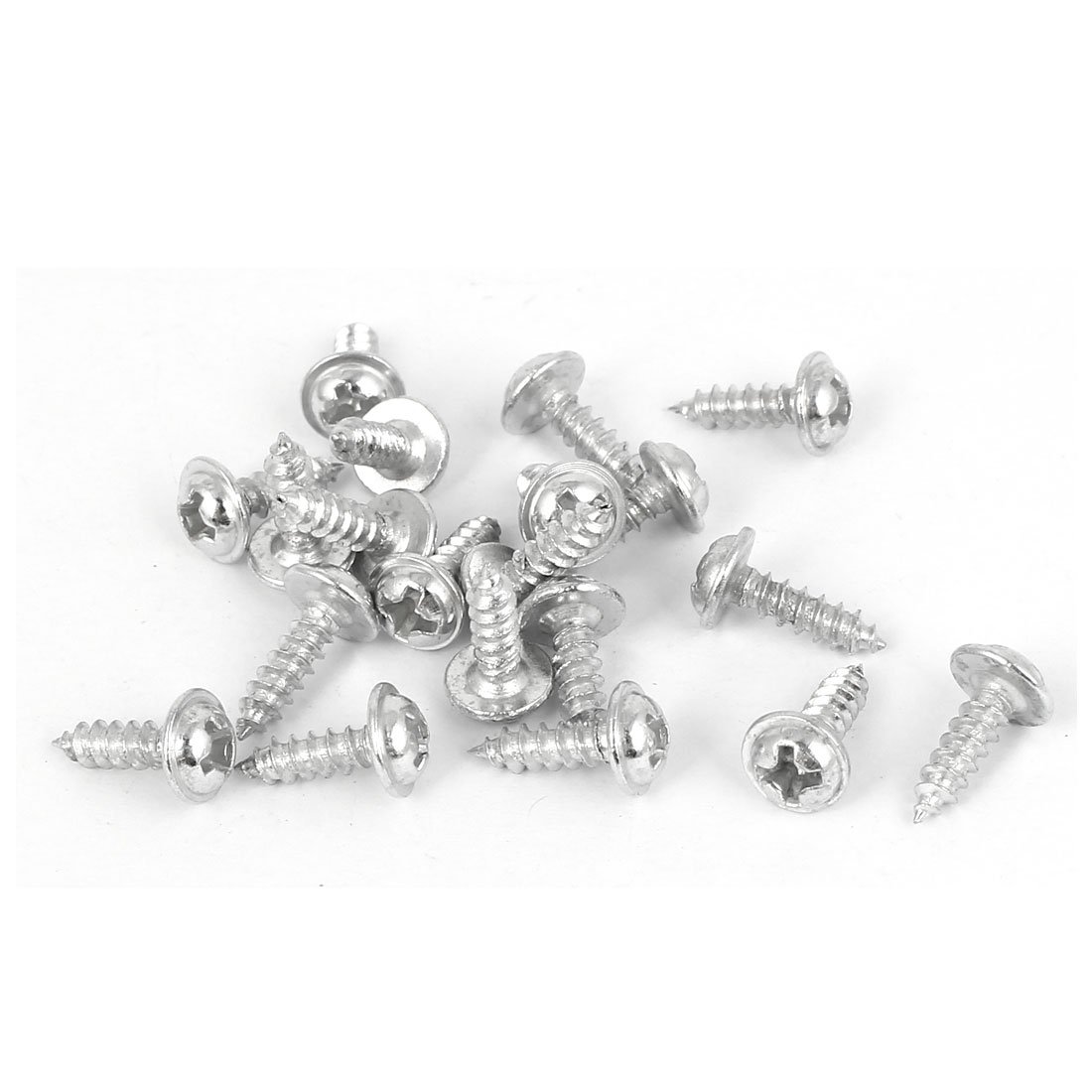 Sourcing Map support cadre photo Z métal argent 10 pcs