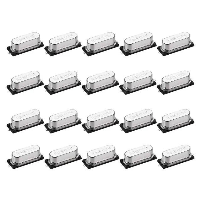 sourcing map 49SMD oscillateur quartz 8MHz 20 pièces CMS