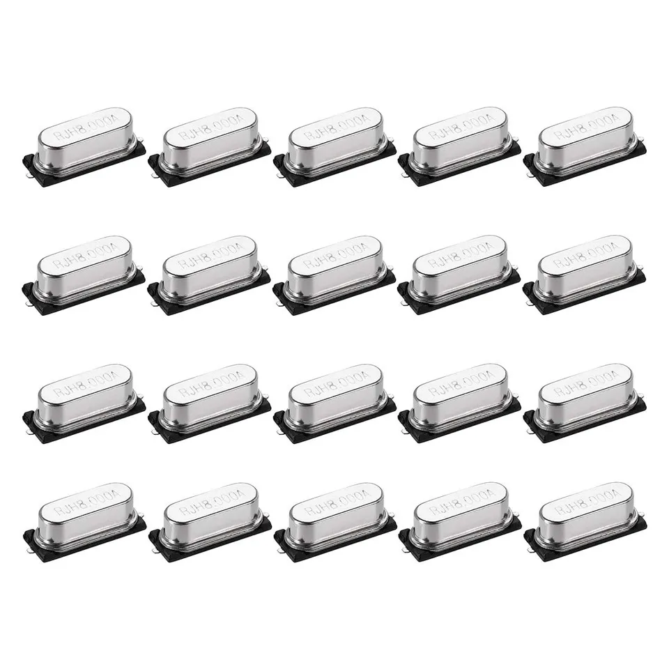 sourcing map 49SMD oscillateur quartz 8MHz 20 pièces CMS