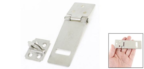 Sourcingmap Loquet Cadenas Inox Argenté 9,3 cm