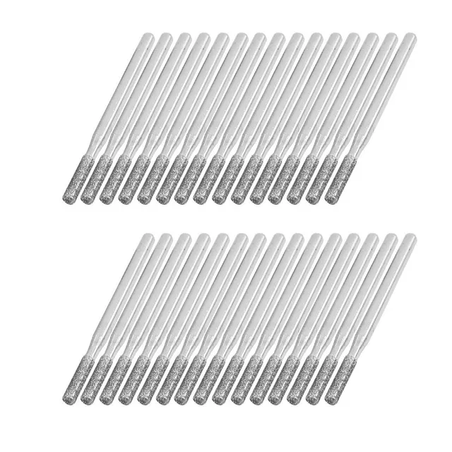 Sourcingmap Fraise diamant cylindrique 3 mm lot de 30