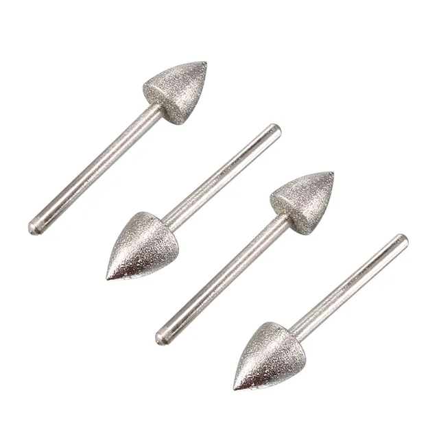 Sourcing Map Pointe diamant conique 10mm meule lot 4