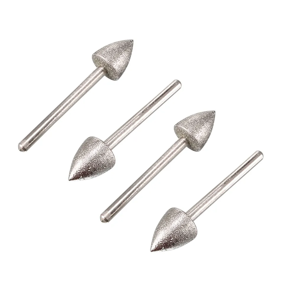 Sourcing Map Pointe diamant conique 10mm meule lot 4
