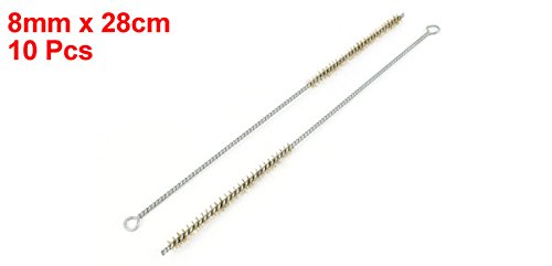 Sourcingmap Brosse tube laiton 8mm 28cm lot 10