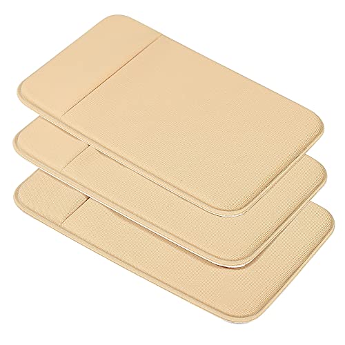 sourcing map porte-carte adhésif téléphone jaune lot 3 extensible