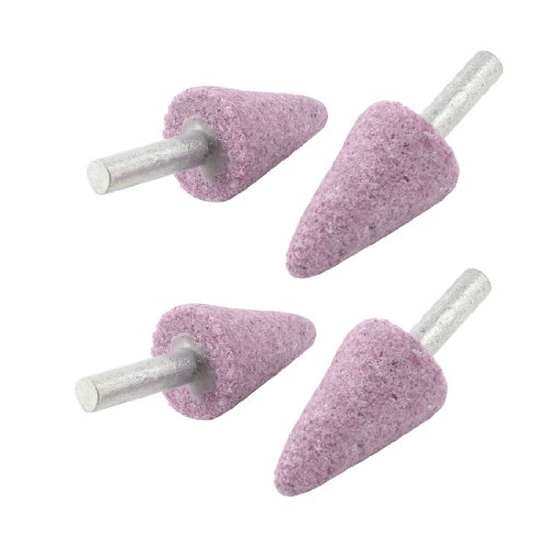 Sourcingmap Meule Montée Cône 20 mm Pierre Violet Lot 4