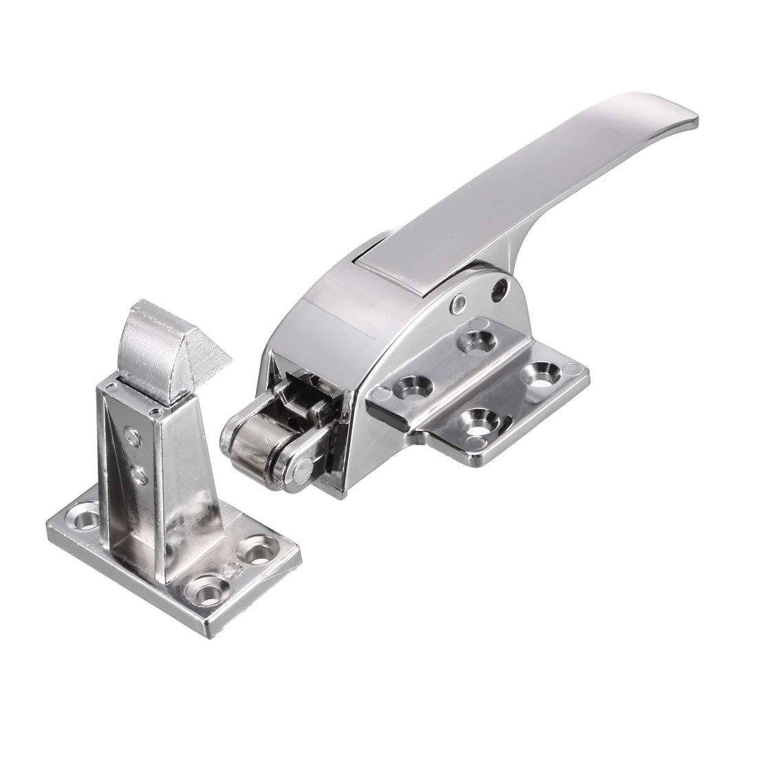 sourcingmap Loquet Poignée Porte Congélateur Zinc Réglable