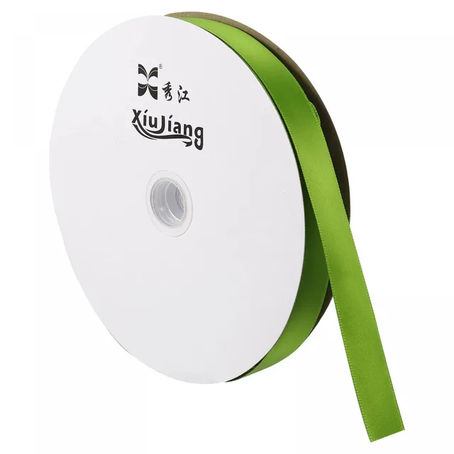 Sourcing Map Ruban Satin Vert 20 mm x 91,4 m Rouleau