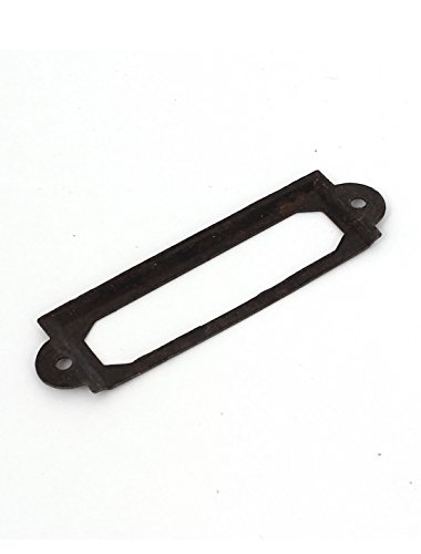 sourcingmap Porte-étiquette métal bronze 60mm lot 20