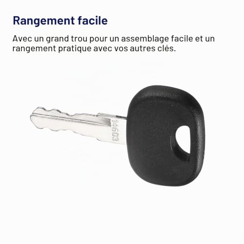 sourcing map Industrial clé allumage excavatrice 14603 lot 2