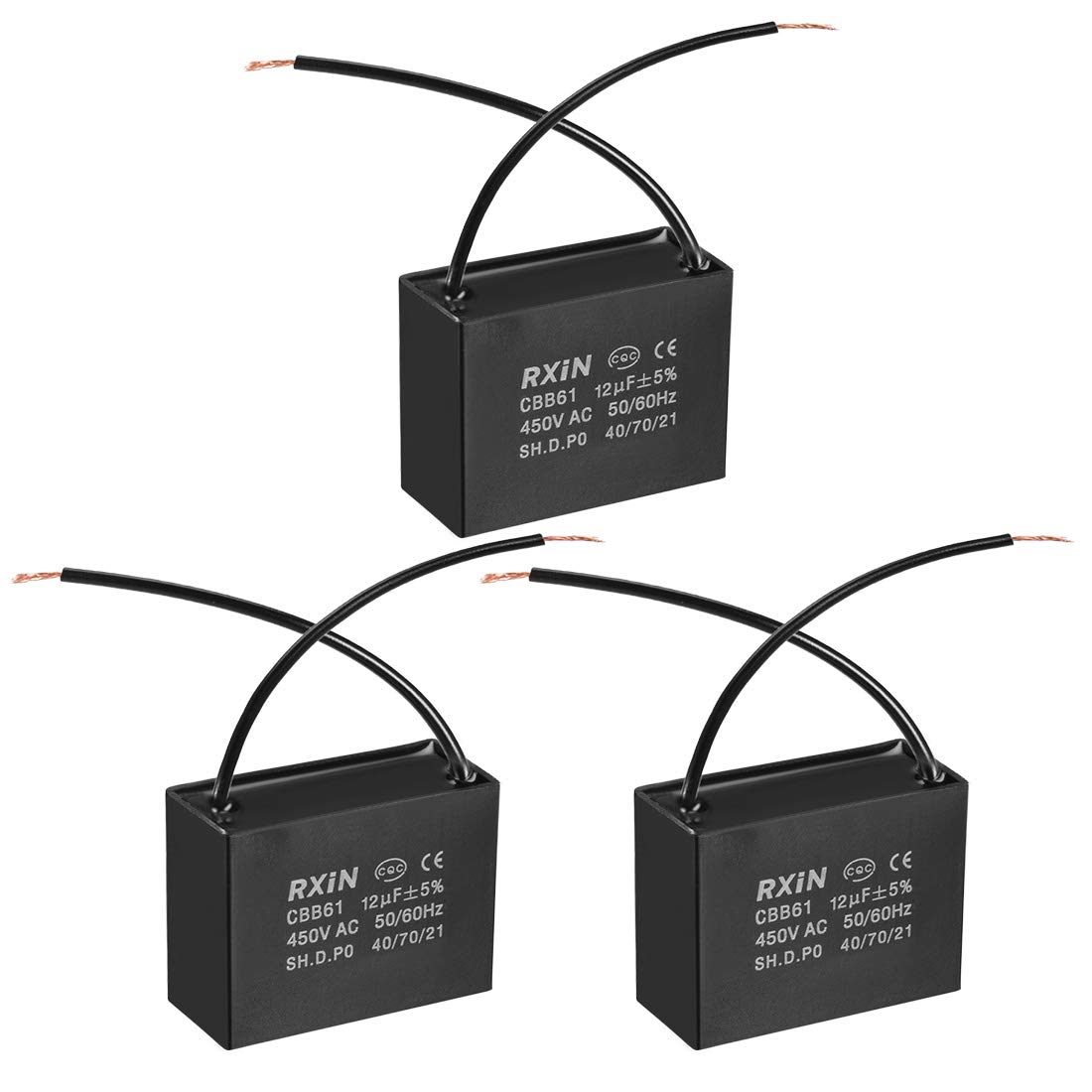 Sourcing Map CBB61 condensateur film 0,8µF 450V lot de 10