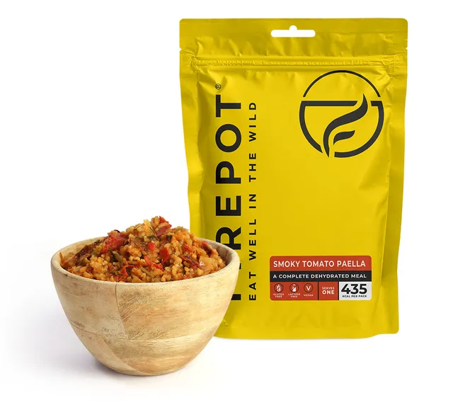 Firepot Smoky Tomato Paella plat lyophilisé 135g vegan