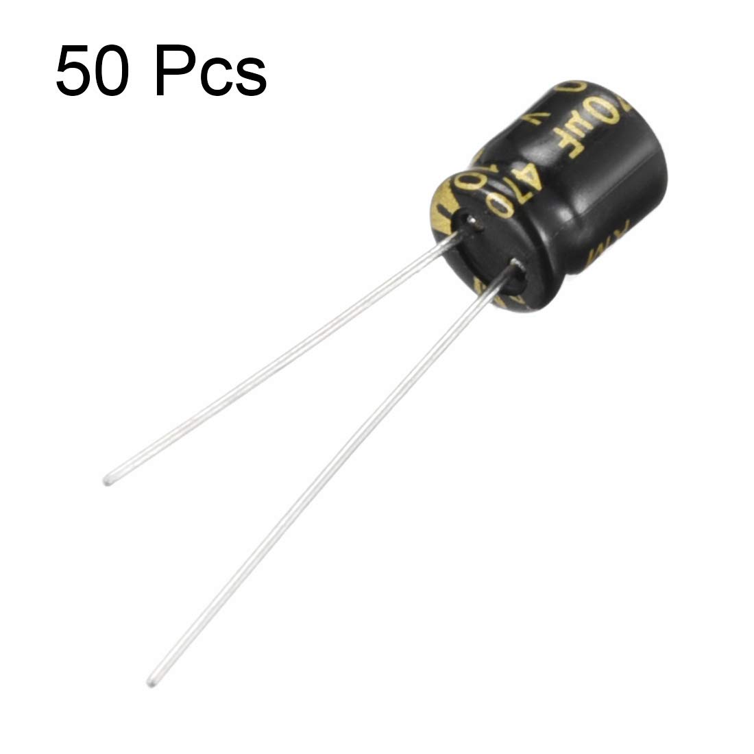 Sourcing Map Condensateur alu 470uF 10V 6.3x7mm lot 50