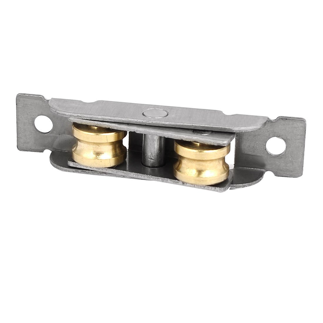 Sourcingmap Industrial poulie fenêtre double roue 12x8mm 2pcs