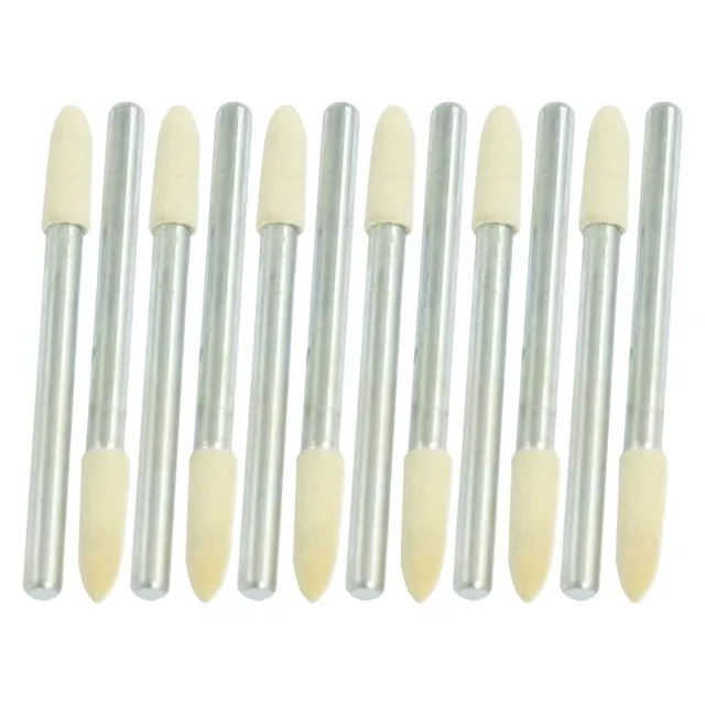 Sourcingmap feutre polissage conique perceuse 3,5mm x12