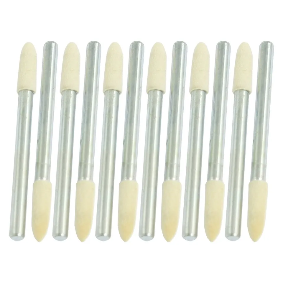 Sourcingmap feutre polissage conique perceuse 3,5mm x12