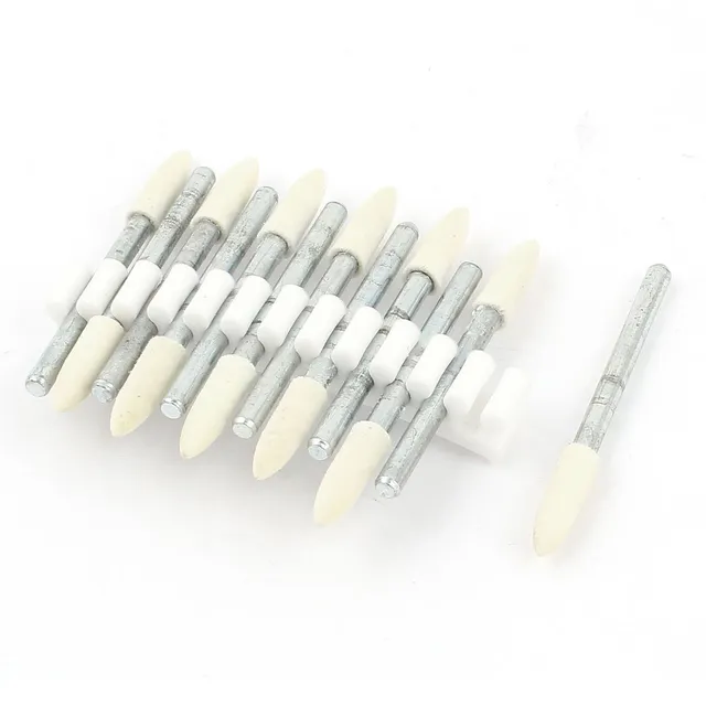 sourcingmap Pointe feutre 3x4 mm polissage conique lot de 12