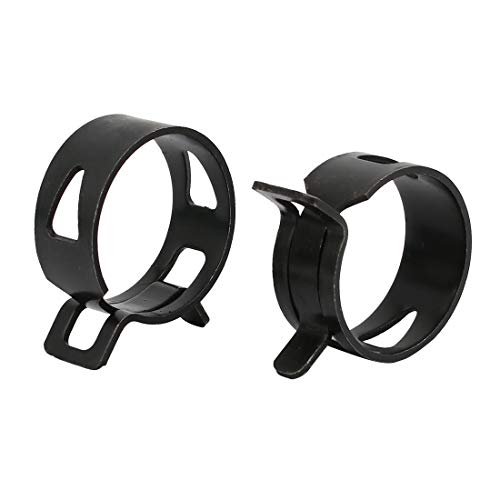 SOURCINGMAP collier serrage ressort 32mm x10 acier noir