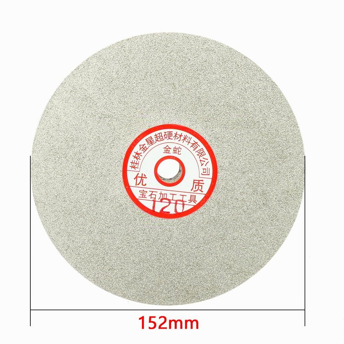 Sourcingmap Disque Diamant 152 mm Grain 120 Meule Polissage