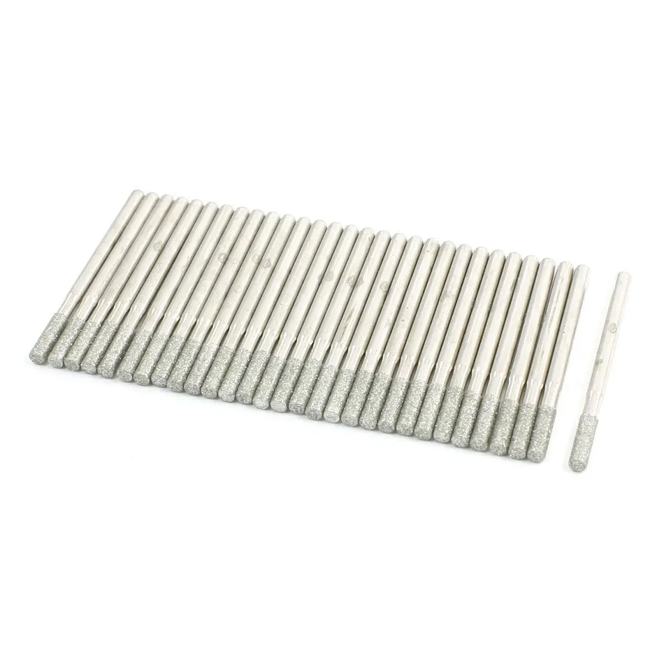 Sourcingmap Fraise Diamant Cylindrique 3mm Lot de 30