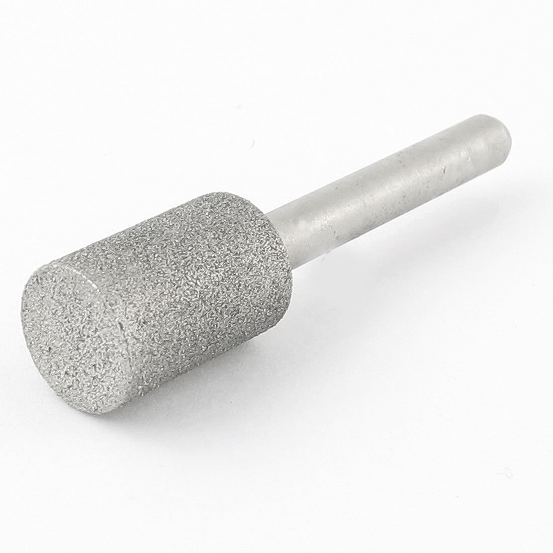 sourcing map pointe montée diamant cylindrique 6x18 mm