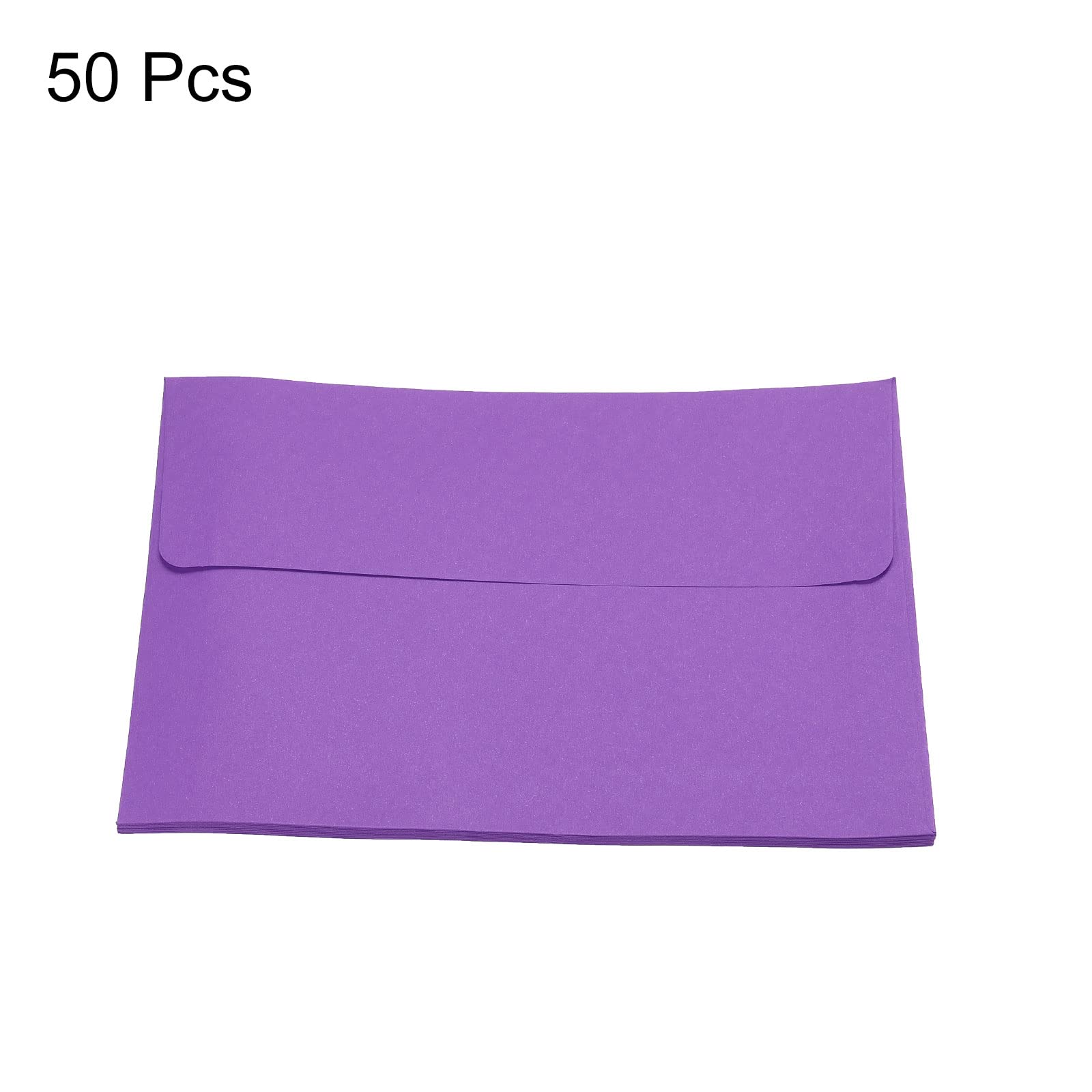 Sourcing Map Mini Enveloppe Papier Violet 12,5x17,5cm x50