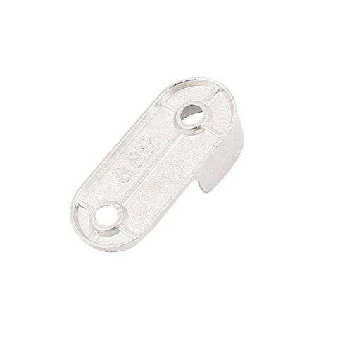 Sourcingmap Support tringle ovale argent lot de 2